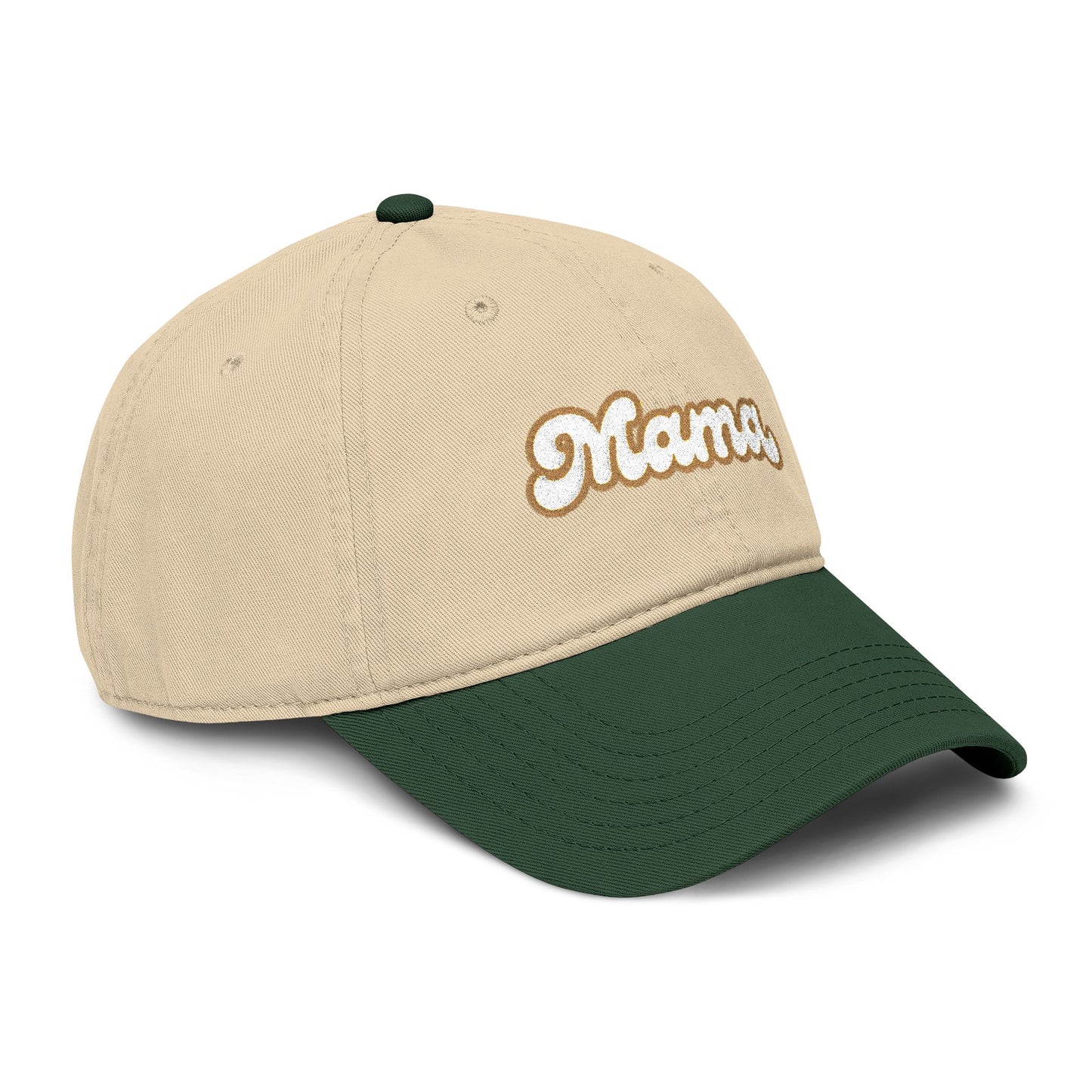 Mama Embroidered Baseball Cap — Vintage Washed Cotton 'Mama' Hat