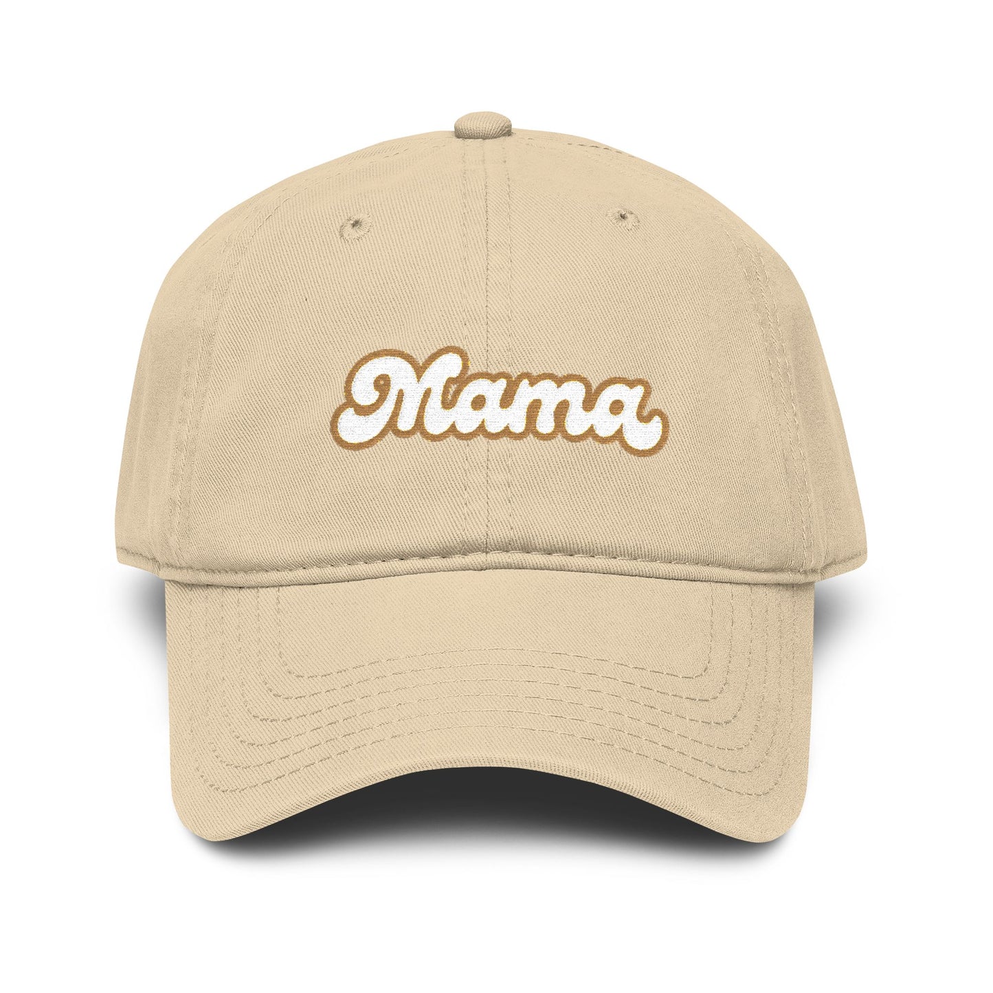 Mama Embroidered Baseball Cap — Vintage Washed Cotton 'Mama' Hat