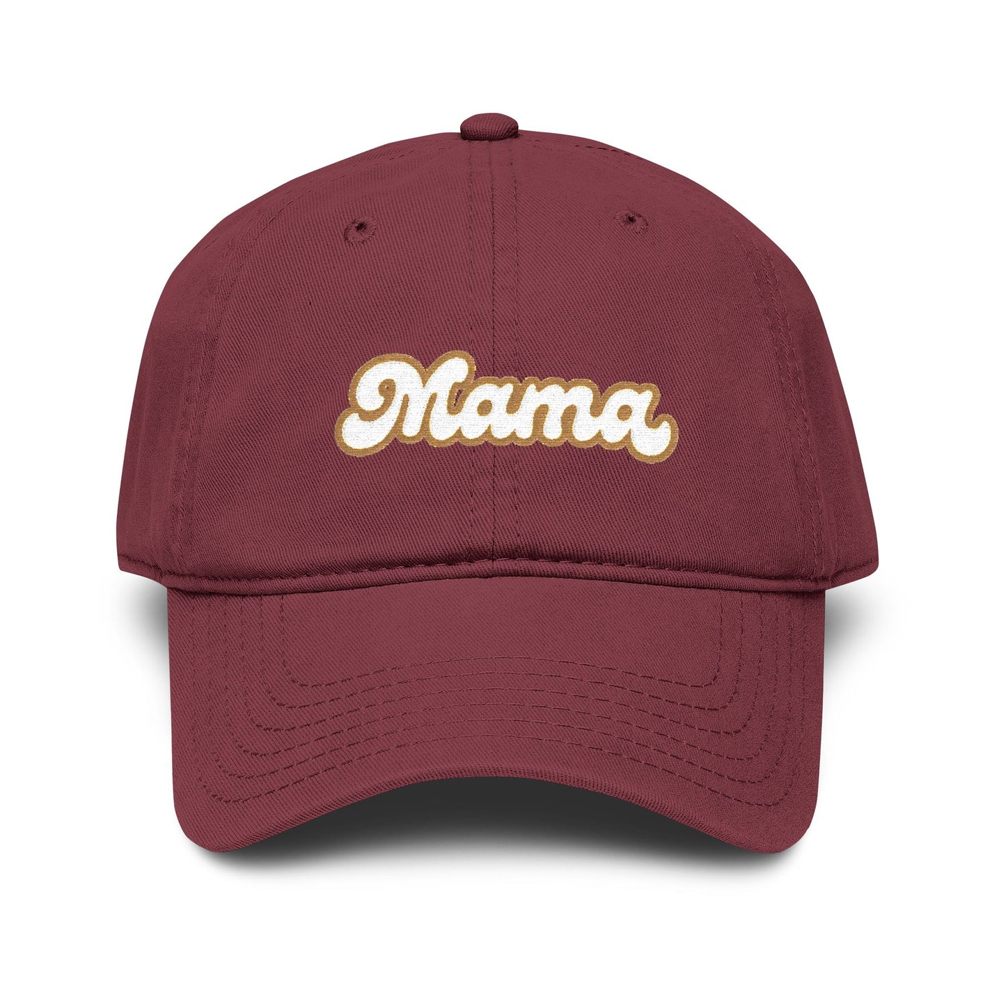 Mama Embroidered Baseball Cap — Vintage Washed Cotton 'Mama' Hat