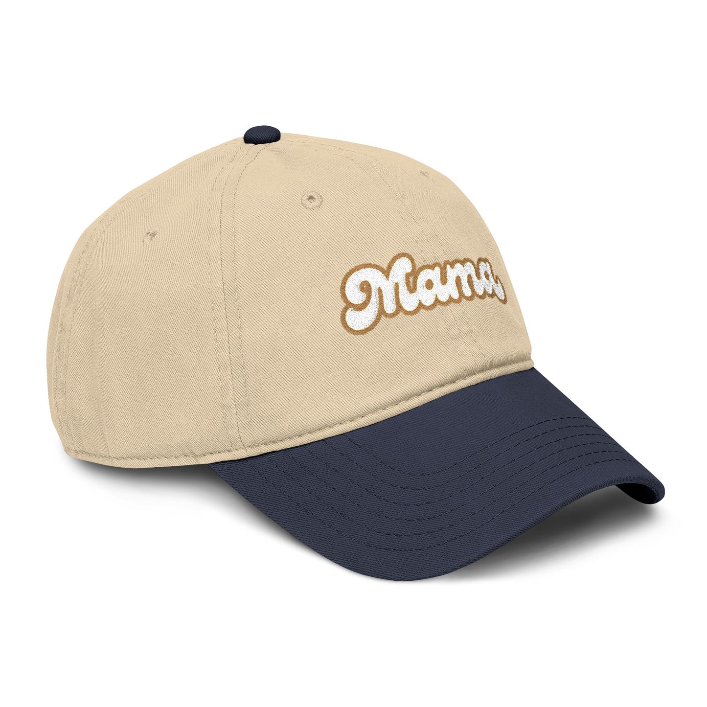 Mama Embroidered Baseball Cap — Vintage Washed Cotton 'Mama' Hat
