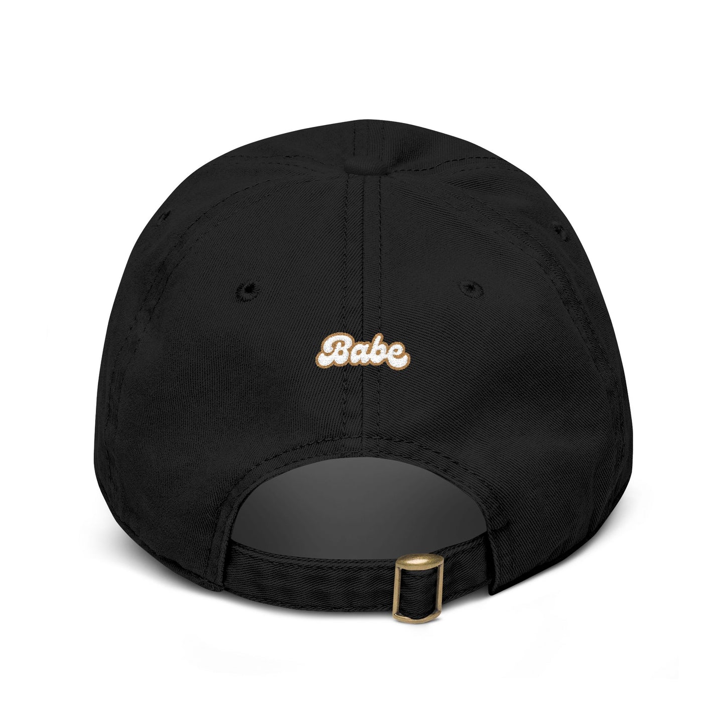 Dada Script Embroidered Washed Baseball Cap — Retro Dad Dad Hat