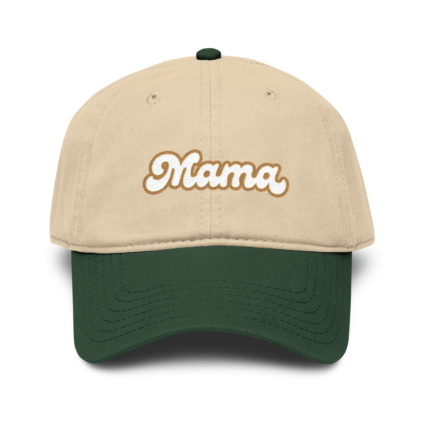Mama Embroidered Baseball Cap — Vintage Washed Cotton 'Mama' Hat