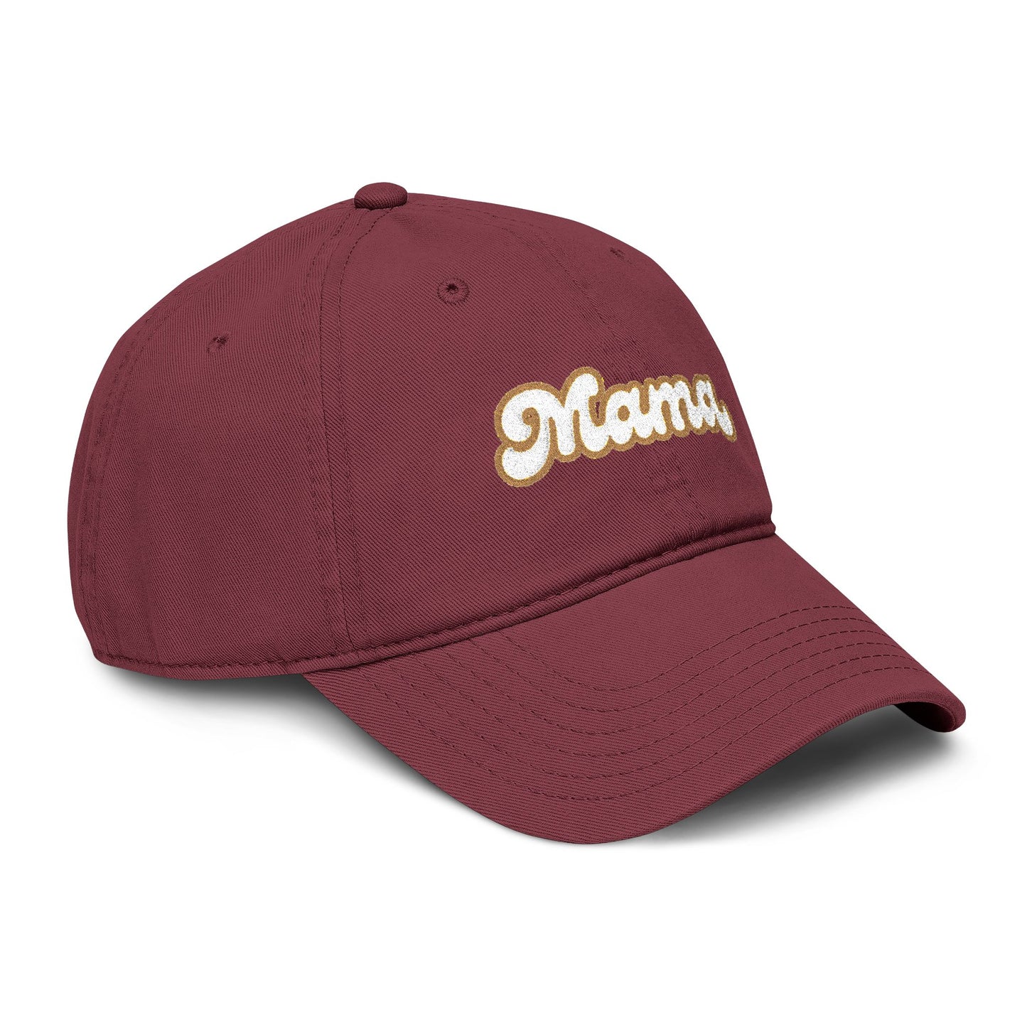Mama Embroidered Baseball Cap — Vintage Washed Cotton 'Mama' Hat