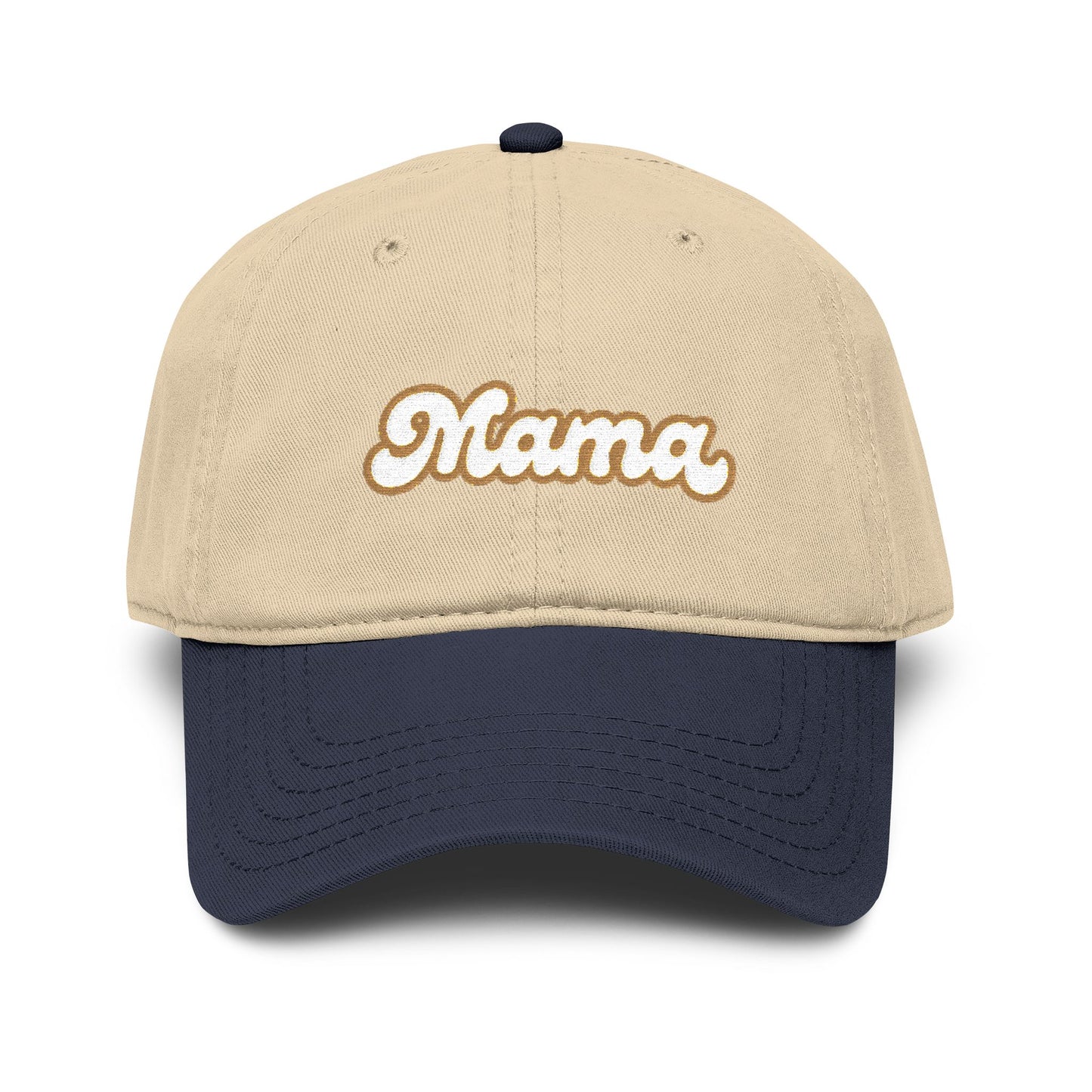 Mama Embroidered Baseball Cap — Vintage Washed Cotton 'Mama' Hat