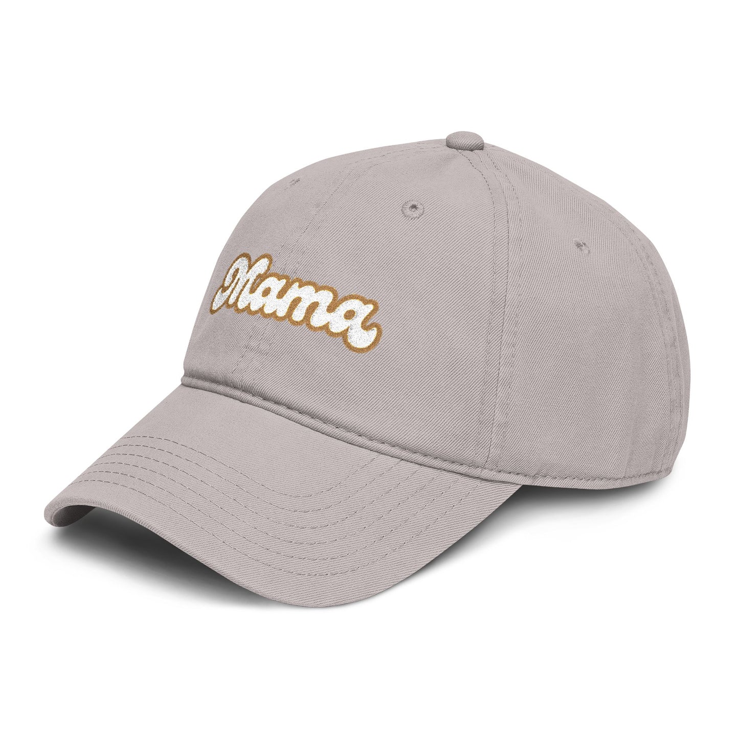 Mama Embroidered Baseball Cap — Vintage Washed Cotton 'Mama' Hat