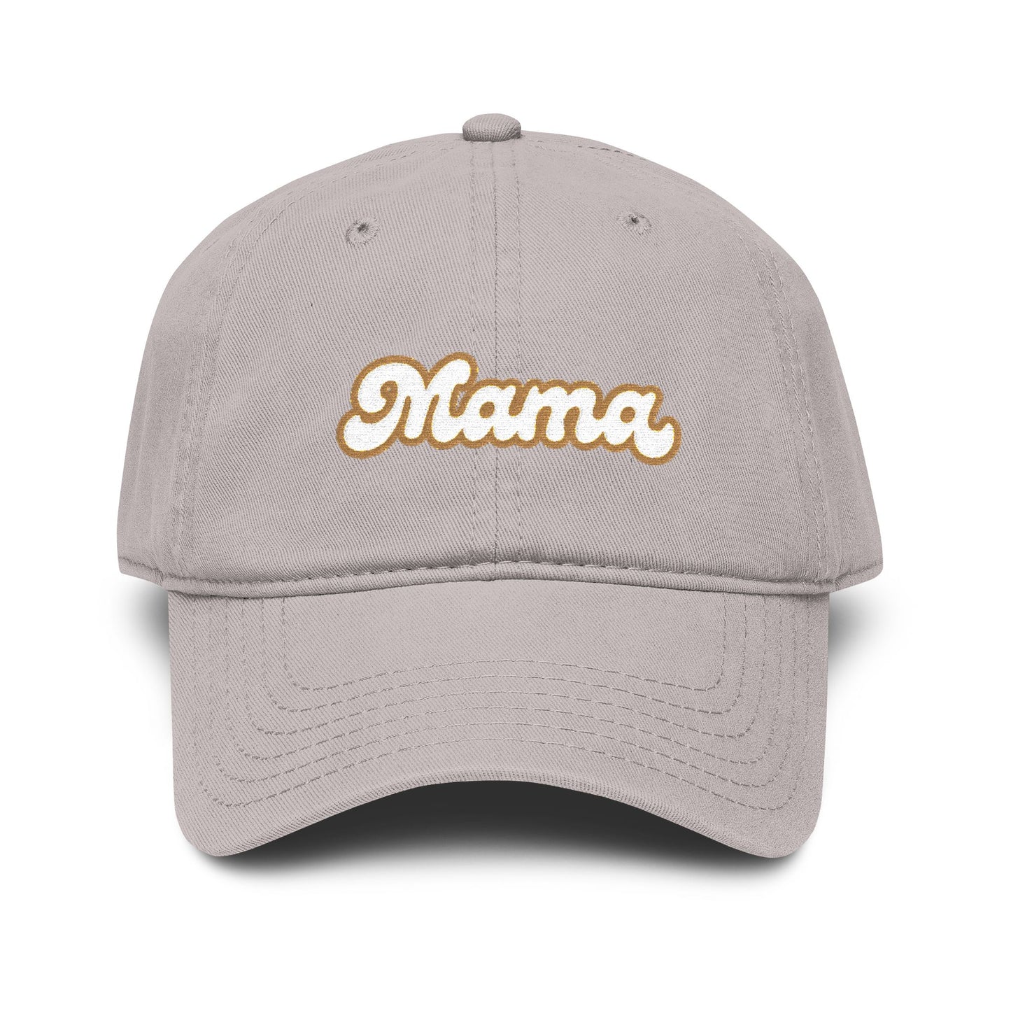 Mama Embroidered Baseball Cap — Vintage Washed Cotton 'Mama' Hat