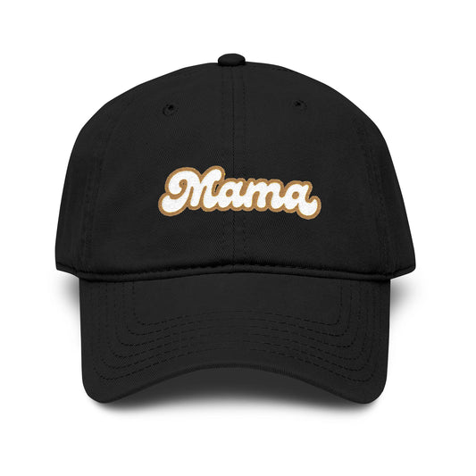 Mama Embroidered Baseball Cap — Vintage Washed Cotton 'Mama' Hat